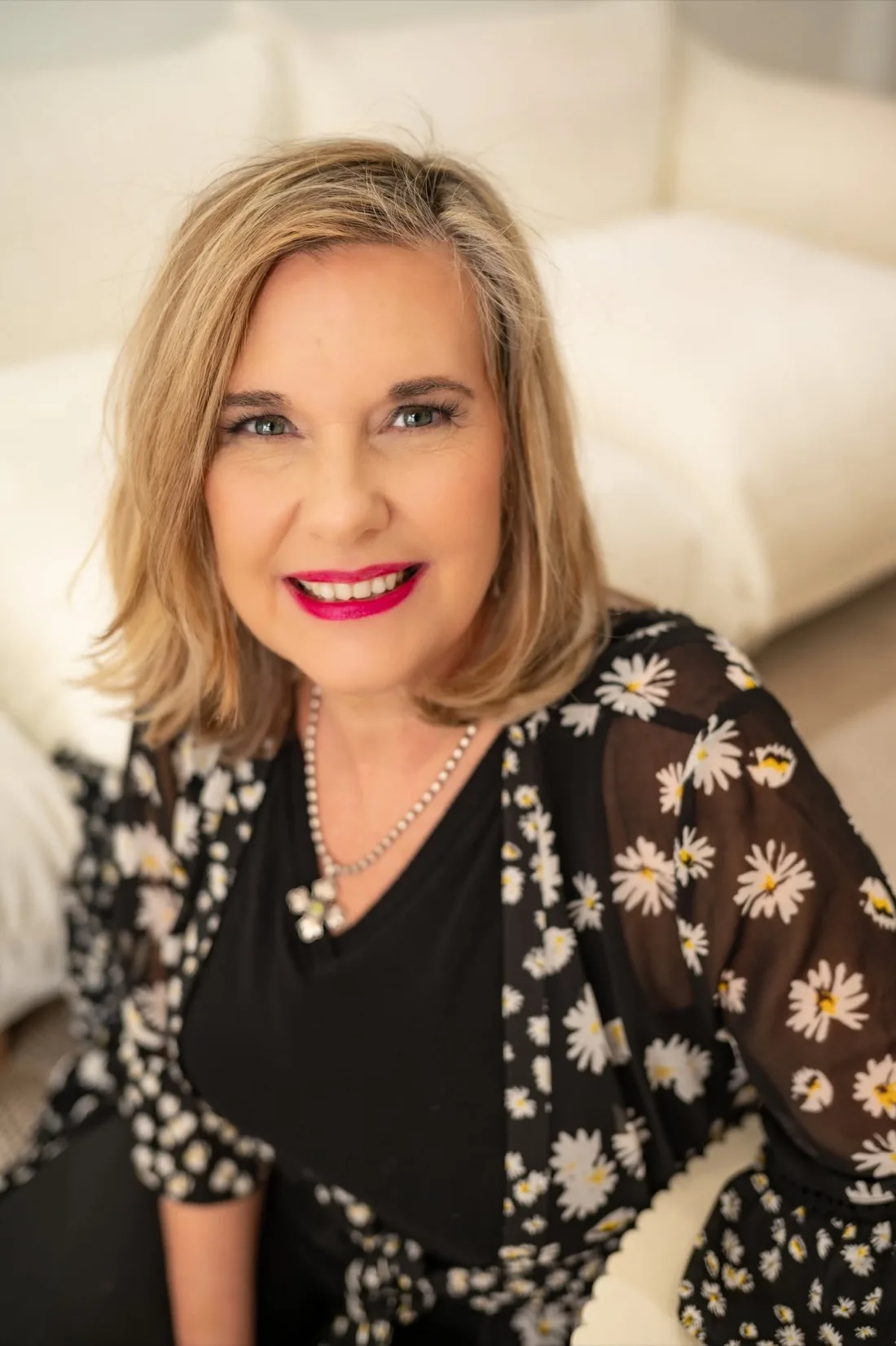 Diane Freeman, a social media agency owner, smiling