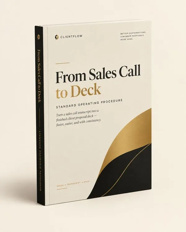 From Sales Call to Deck